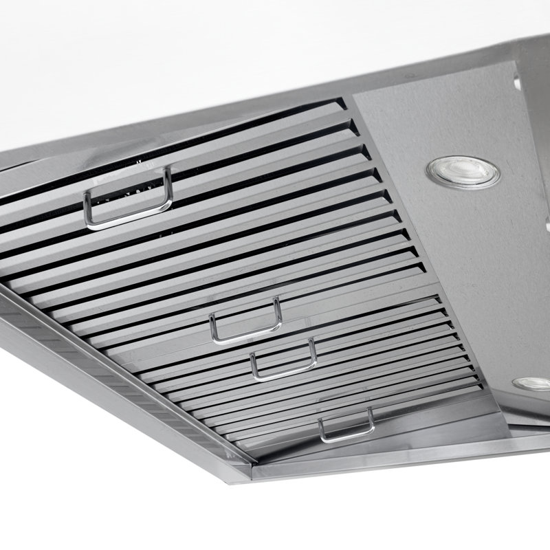 Hotte sous un meuble à conduit 48 pouces 900 CFM en acier inoxydable brossé