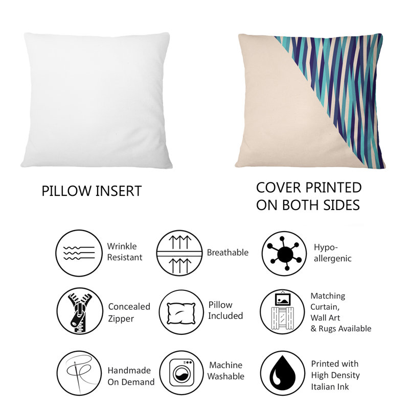 Geometric Throw Pillow