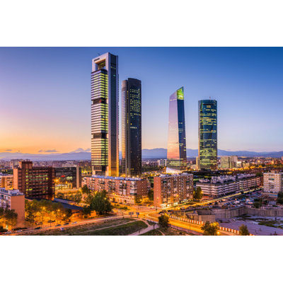 " Madrid, Spain Skyline "