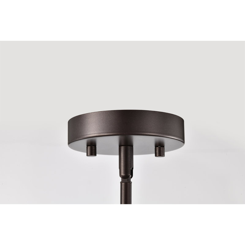 Luminaire suspendu en verre transparent huilé Daelan