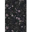 Papier peint floral rétro, décoration bohémienne foncée-2096369090