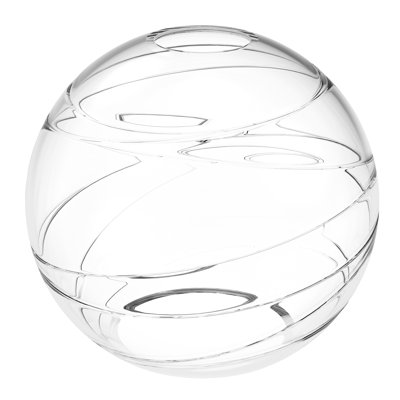 5.9'' H x 5.9'' W Glass Globe Candelabra Shade