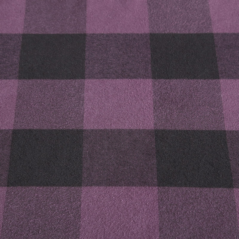 Jeté en flanelle / sherpa Eddie Bauer, Mauve
