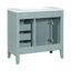 Armoire de salle de bain avec tiroirs-786944208