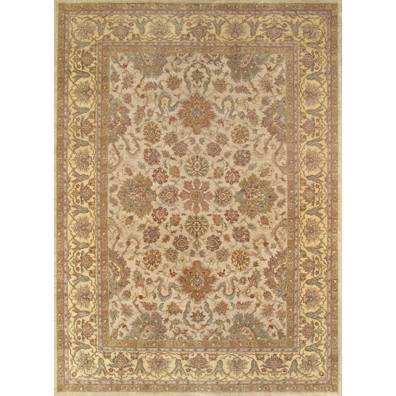 Agra Handmade Wool Oriental Area Rug
