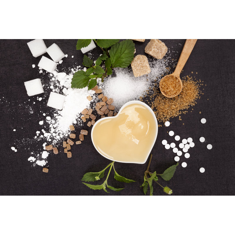 Types Of Sugar - Wrapped Canvas Print, 30cm H x 46cm W x 3.8cm D