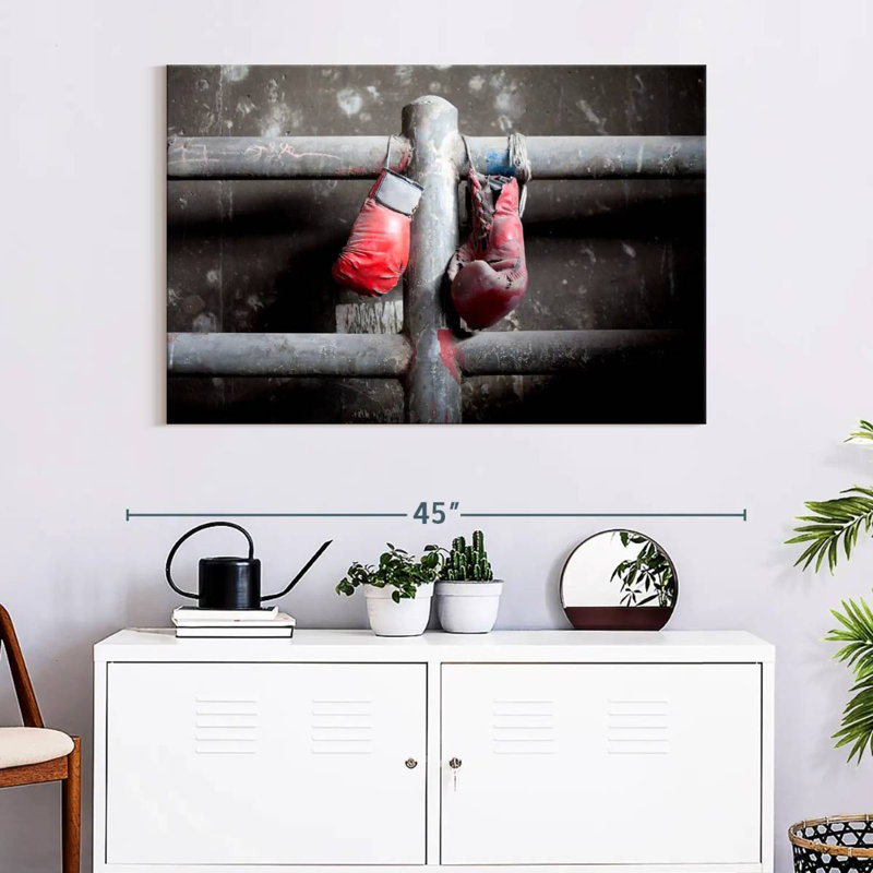 Sireci Retired Boxing Gloves, 32" H x 48" W