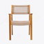 Chaise de salle à manger brun clair