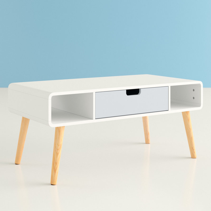 Cahoon Four Leg Coffee Table with Storage