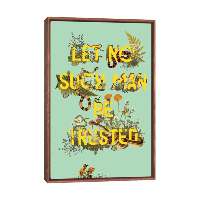 Let No Such Man by Heather Landis - Print on Canvas, Classic Brown Wood Framed, 66.04 cm H x 45.72 cm W