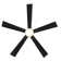 Wynd 5 - Blade Outdoor /Indoor Smart Ceiling Fan with Remote Control and LED Light Kit Included, Works With Alexa and iOS or Android App