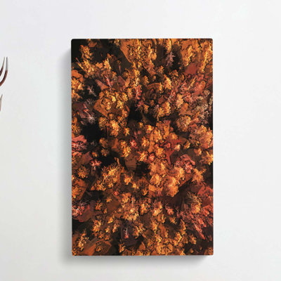 Autumn Forest In Bloom In Abstract - Wrapped Canvas Print
