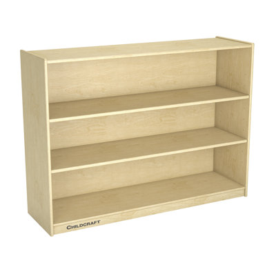 3 Compartment Solid Wood Shelving Unit