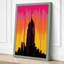 Metropolitan Sunset Art Deco 1 Piece Wrapped Canvas Wall Art-1902143610-1902143615