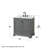 Deborah 36'' Single Bathroom Vanity with Marble Top-23113214-80209501