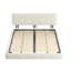 Grand lit plateforme en chenille avec tête de lit et support silencieux noir-1282447499-1282447498