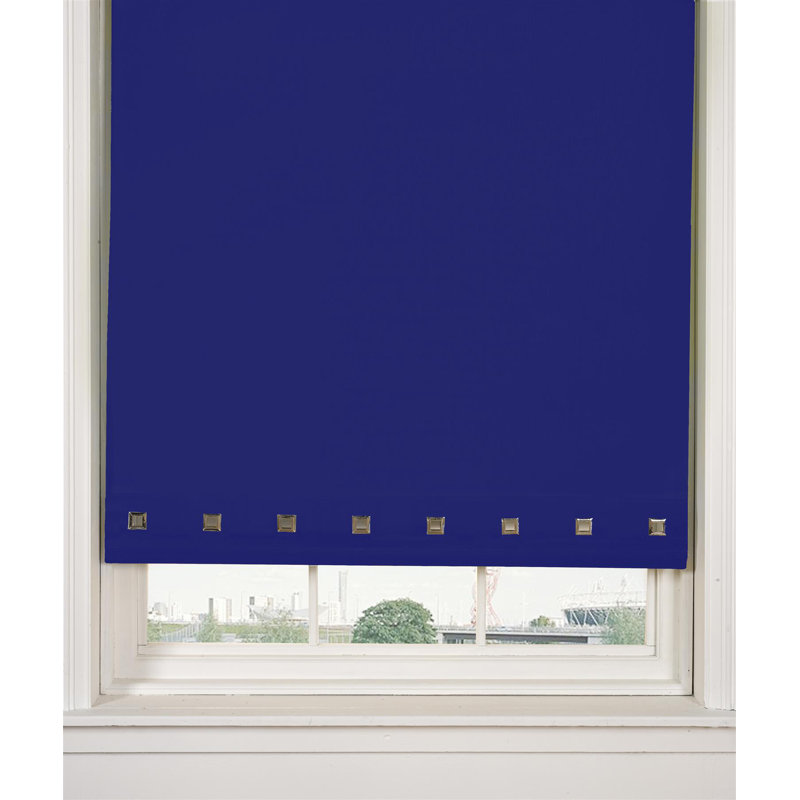 Blackout Roller Shade, Royal Blue, 165 cm L x 60 cm W