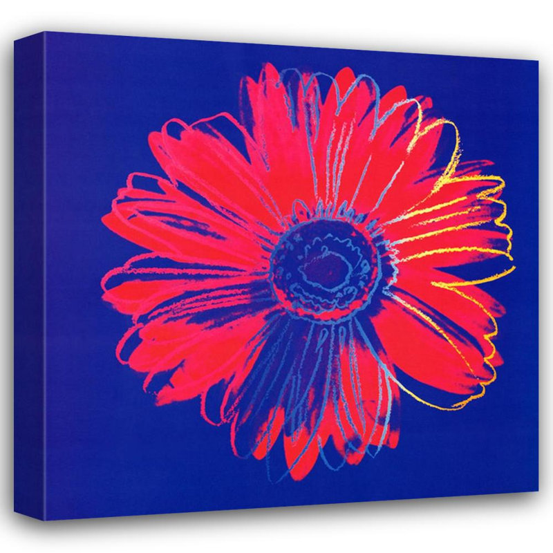 Marguerite, c. 1980 (bleu et rouge)