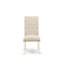 Chaises de salle à manger Bremond Parsons - Ensemble de 2 chaises rembourrées capitonnées en lin beige clair-1966465853-1957715637