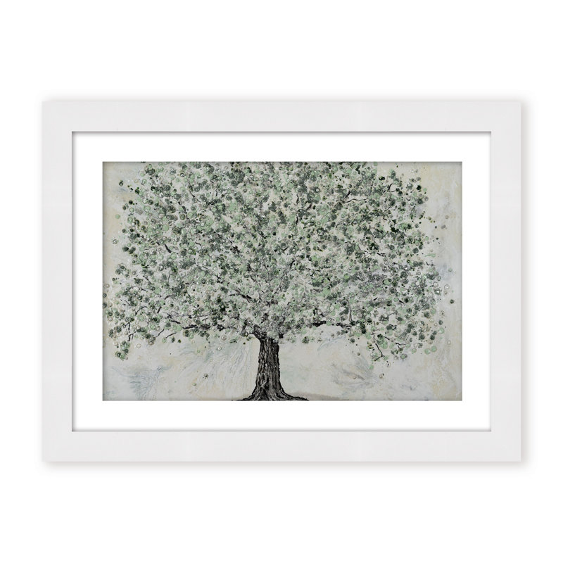 Nature Inspired "Radiant Renewal" Canvas Wall Art By , 16" H x 24" W, Framed Matted Print, Beige