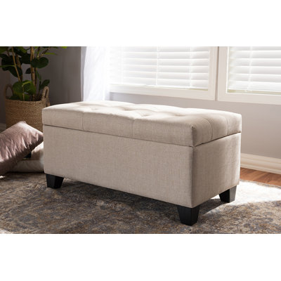 Repose-pieds rangement touffeté Colgan