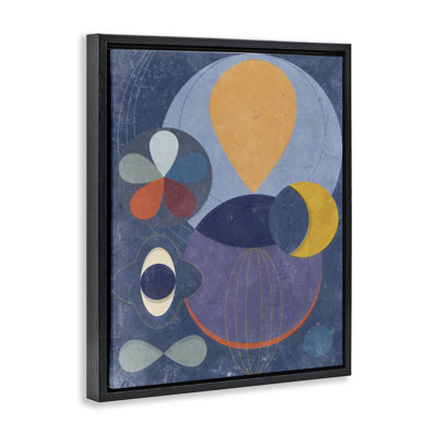  «Blue Retro Collage» par Victoria Barnes
