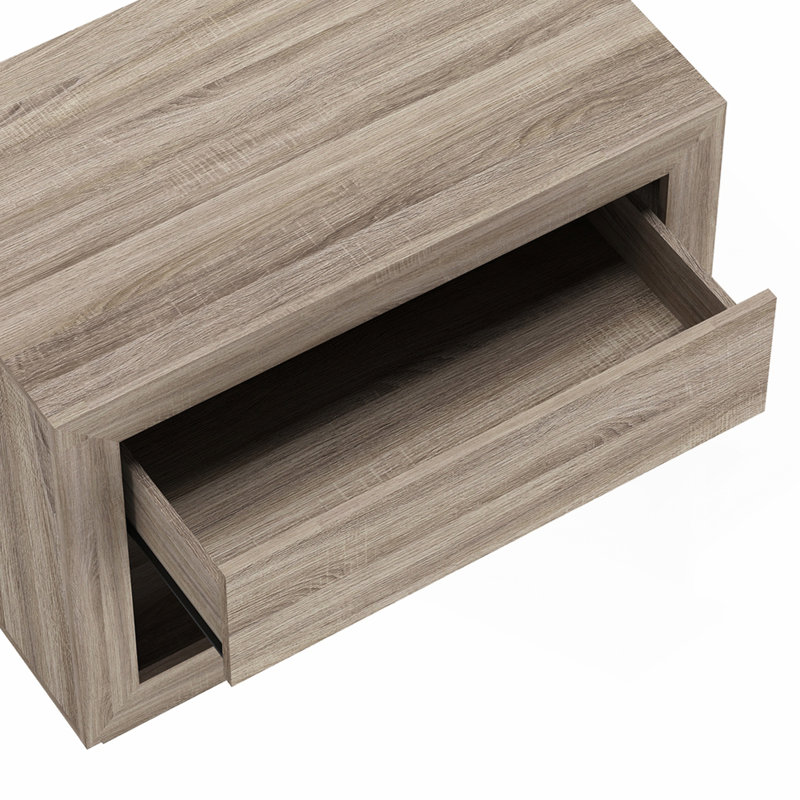 Table de chevet en chêne naturel, Chêne