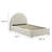Resort Performance Velvet Arched Round Platform Bed-101181359-101181363