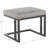 Montreal Faux Leather Accent Chair with Ottoman-952747650