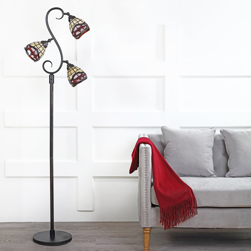 Osterhout 70.5'' Brown Tree Floor Lamp