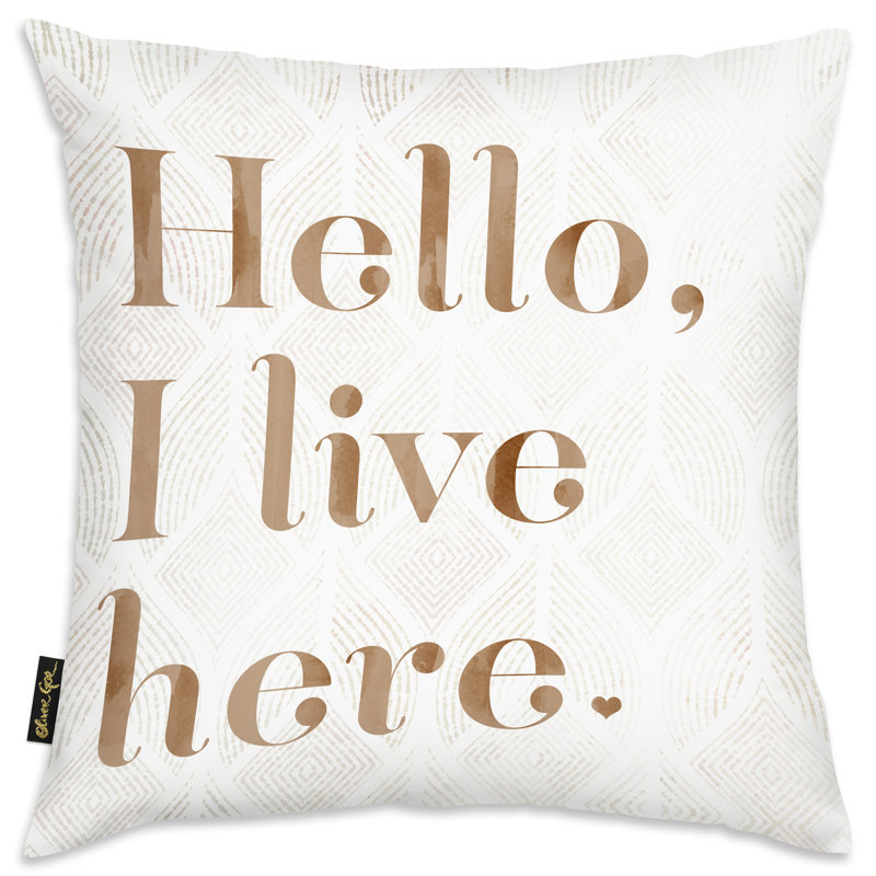 Oliver Gal Microsuede Throw Pillow
