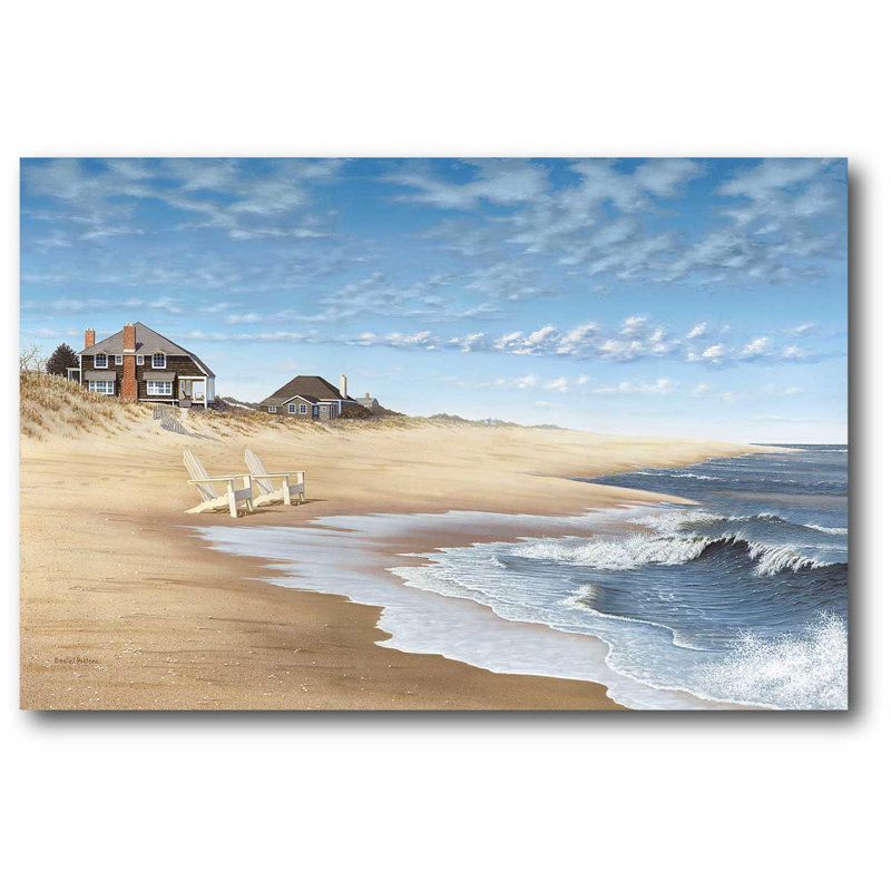« hampton beach i », reproduction d’impression sur toile tendue