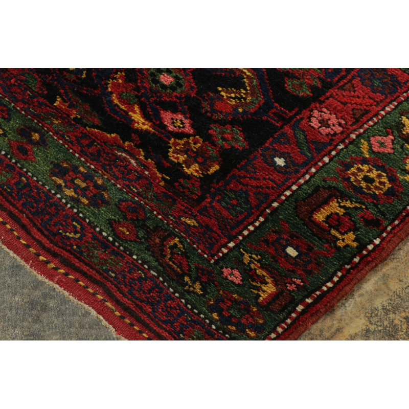 Antique One-of-a-Kind 3'6X18'4 Hand Knotted Area Rug