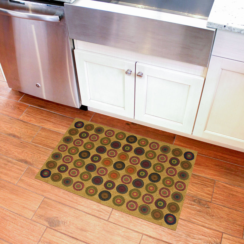 Un-Rug Penny Rug Low Profile Kitchen Mat by Matterly, Rectangle 2' x 3'