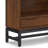 Wilmington Solid Wood Industrial 72 Inch Wide Desk With 30 Inch Wide Bookcase In Walnut (set Of 2)-955084697