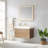 35.8'' Single Bathroom Vanity with Composite Top-1405475685-1405475686