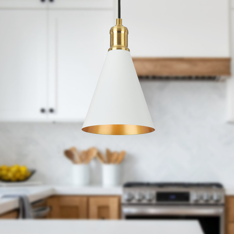 Woodby Kitchen Pendant Light, White