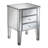 Wiscasset Mirrored Glass Top 3 - Drawer End Table-65170900