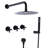 cox Wall Mounted Bathroom Shower System Rain Shower Head-90562811