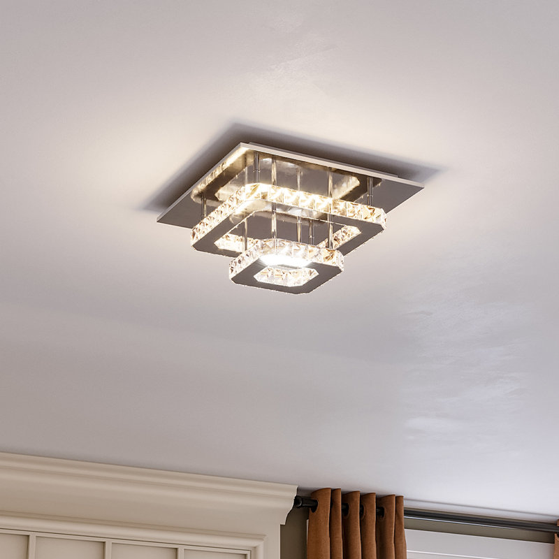 Madisen LED Flush Mount, Crystal