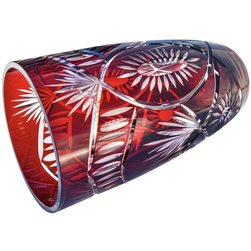Handcrafted Crystal Table Vase