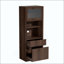 Armoire de rangement autoportante de 180 cm (71 po), en bois de qualité E1, avec étagères réglables, tiroir, portes et système anti-basculement. Peut être utilisé dans la cuisine, la salle de bain et la buanderie.-1283827142