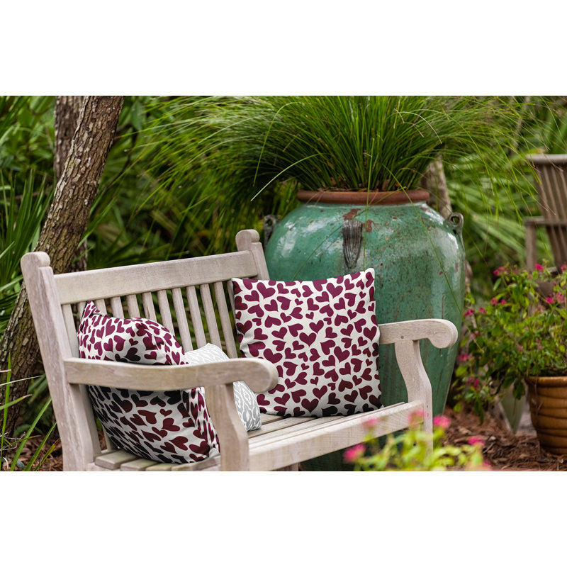 Geometric Outdoor Reversible Throw Pillow