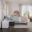  Jeinny Solid Wood Platform Bed with Matching Footboard-93820001-93819999
