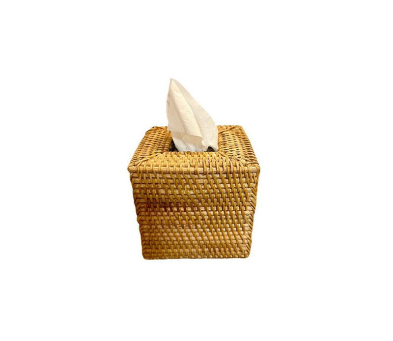 Housse pour mouchoirs en rotin Phi Phi