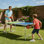 47" X 30" Mini Table Tennis Table With Adjustable Height For Indoor Outdoor