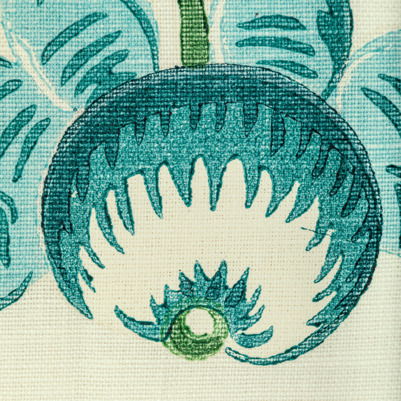 Le Brun 100% Linen Fabric, Pool