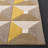 Gilderoy Geometric Hand Tufted Wool/Cotton Area Rug in Gold/Gray-1371445321