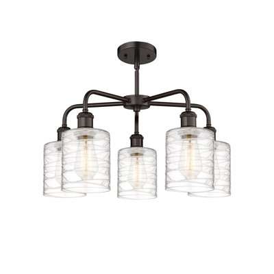 Lustre tambour 5 lumières Dublin