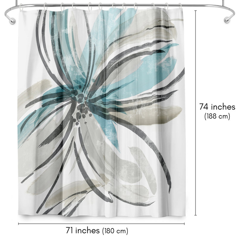 Rideau de douche Botanical, May Poem I par PI Creative Art